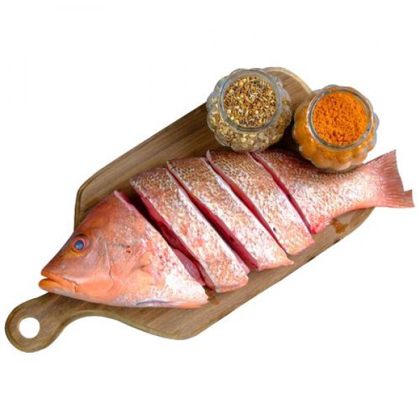 Fresh Red Snapper Curry Cut - 500Gm