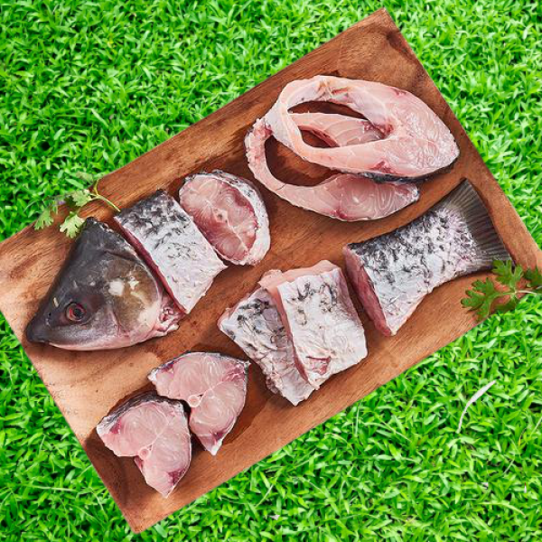 Fresh Rohu Curry Cut - Per 1Kg