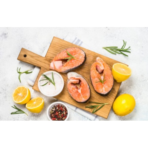 Fresh Salmon Whole Steak  - Per 1Kg