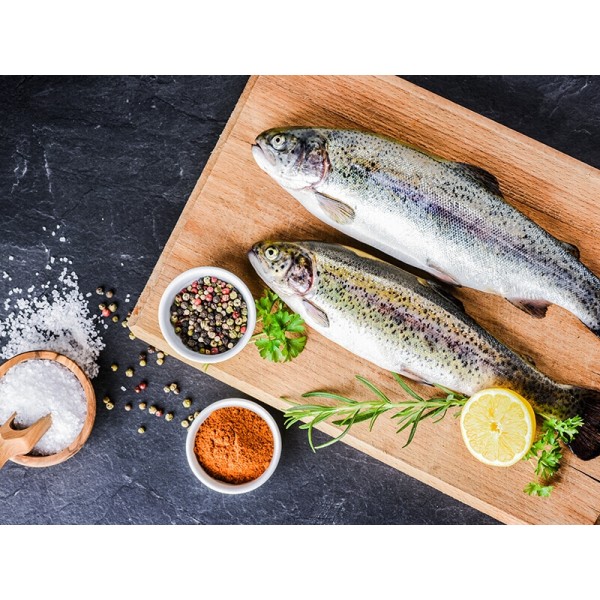 Trout Whole 2/3Kg Size Frozen - Per PC