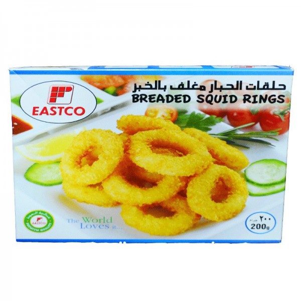 Breaded Squid Rings Eastco - Per 200Gm
