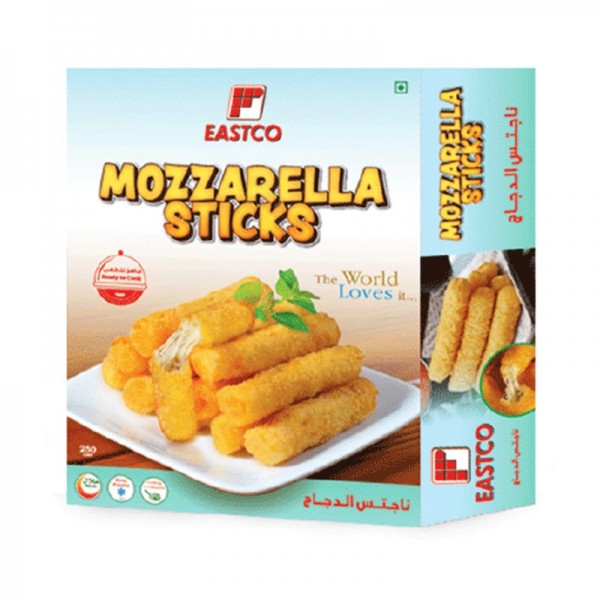 Breaded Mozzarella Sticks Eastco - Per 250gm