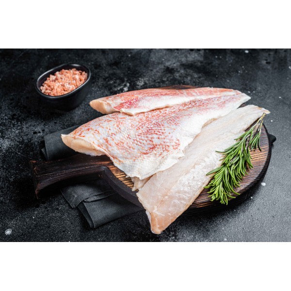 Fresh Red Snapper Fillet With Skin - Per 500gm