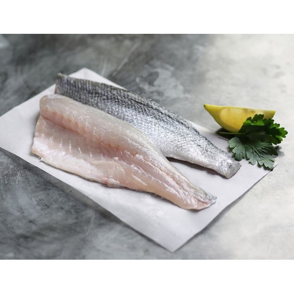 Fresh Sea Bass Fillet With Skin - Per 500gm