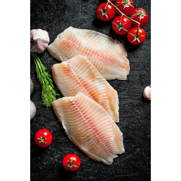 Fresh Tilapia Fillet Without Skin - 500Gm
