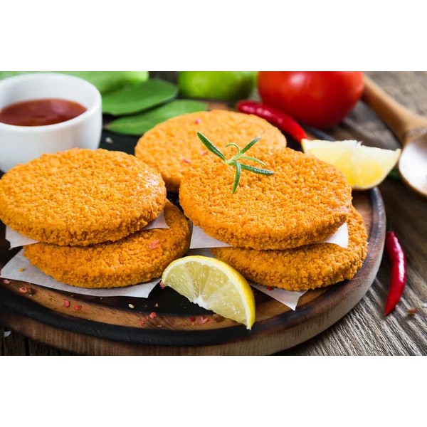 Breaded Cod Fish Burger Patty Eastco - Per 500Gm