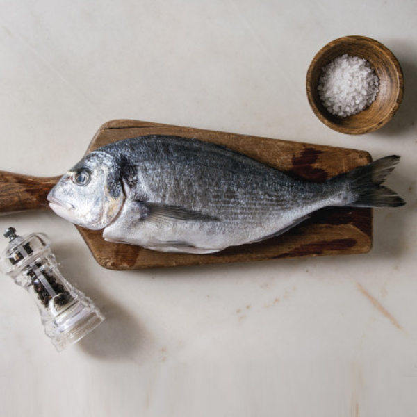 Fresh Sea Bream Whole Cleaned - Per 500Gm