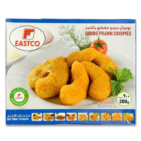Jumbo Breaded Shrimps Crispies Eastco - Per 200Gm
