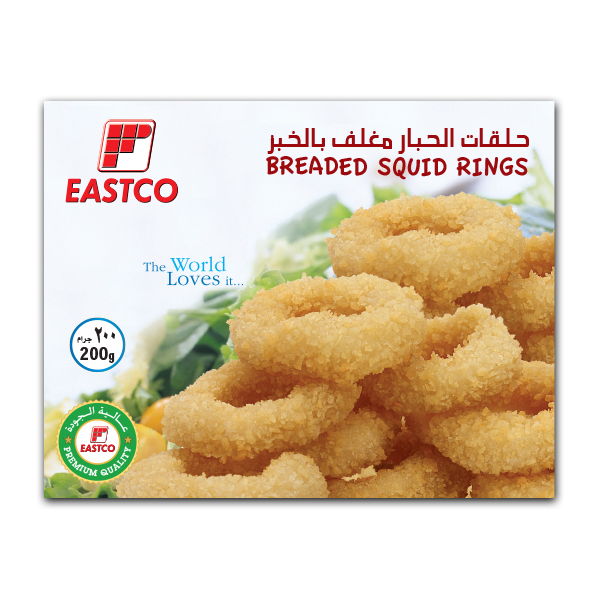 Breaded Squid Rings Eastco - Per 200Gm