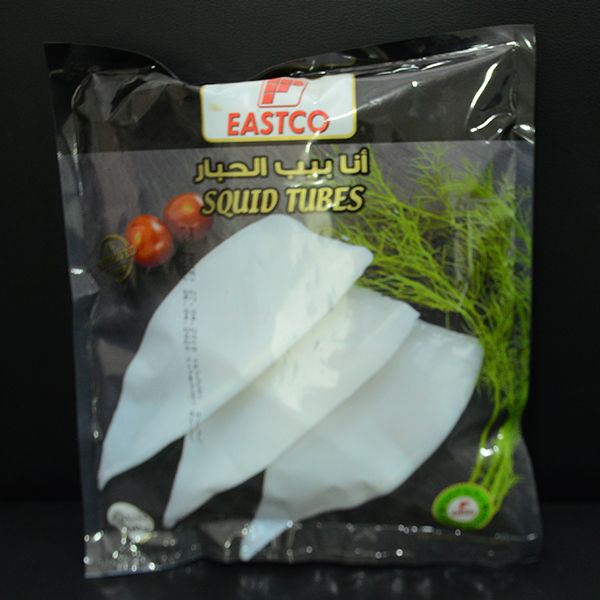 Squid Tubes Frozen Eastco - Per 1Kg