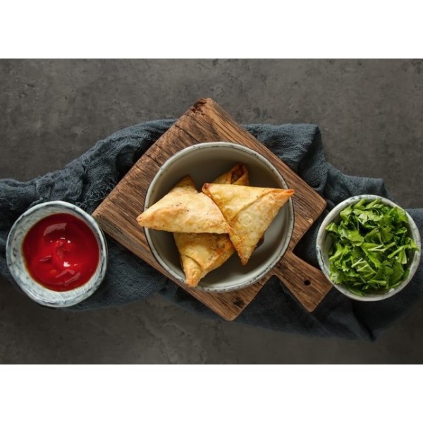 Cheese Samosa Mini (34 Pc)  CFP - Per 500Gm