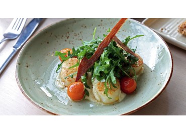 Sea Scallops With Cauliflower