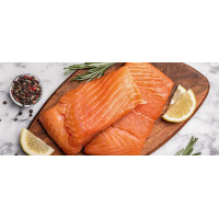 Fresh Atlantic Salmon Fish - 1KG